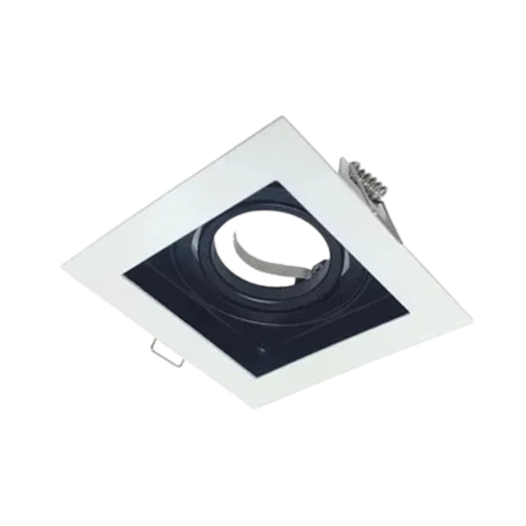 ARTEFACTO MACROLED EMBUTIR X1 DICRO MARCO BLANCO