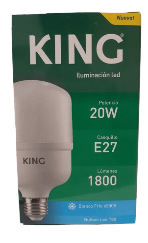 Bulbón 20w frío E27 King