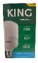 Bulbón 20w frío E27 King