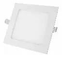 Plafón embutir cuadrado 12w cálido Nova