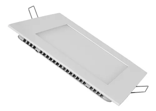 Plafón embutir cuadrado 24w cálido Nova