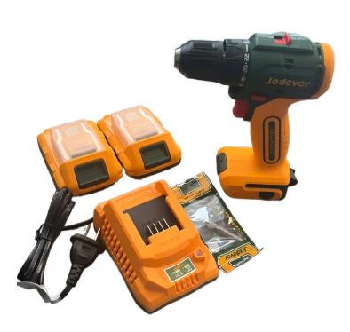 Taladro atornillador inalámbrico 20v con 2 baterías + maletín