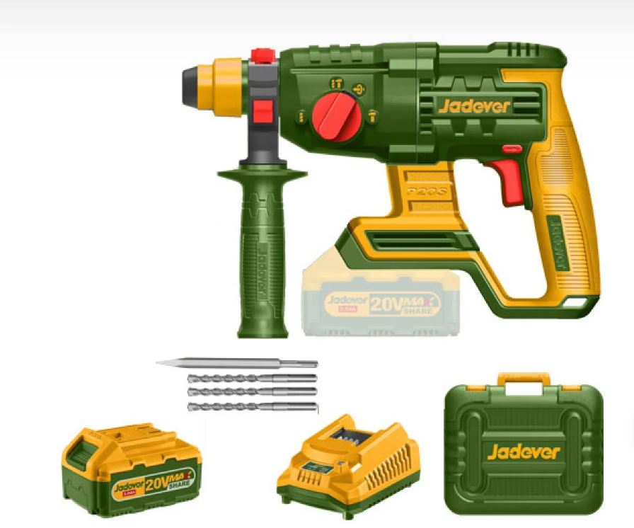 Taladro Rotomartillo Brushless 20V SDS 1100rpm - Jadever