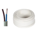 Cable vaina chata 2x1 blanco rollo 100m Kalop