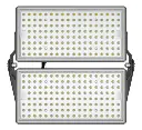 Reflector Olimpus 500w 60° Macroled