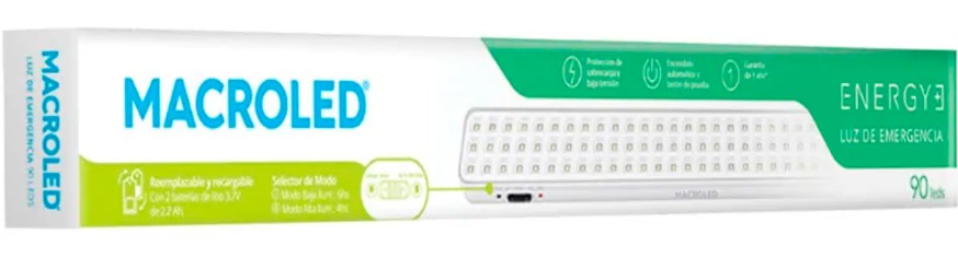 Luz de Emergencia 90 leds Macroled