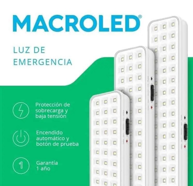 Luz de Emergencia 90 leds Macroled