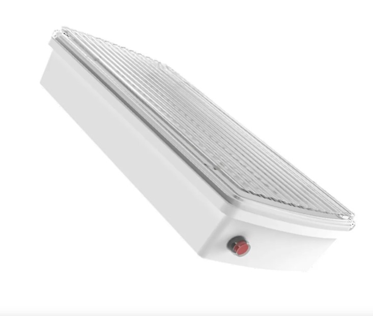 LUZ DE EMERGENCIA IP 65 PARA APLICAR O EMBUTIR, AC100-240V, 400LM, BATERIA 3.7V 2400mAh, 4-6HS, BCO FRIO 7000K