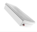 LUZ DE EMERGENCIA IP 65 PARA APLICAR O EMBUTIR, AC100-240V, 400LM, BATERIA 3.7V 2400mAh, 4-6HS, BCO FRIO 7000K
