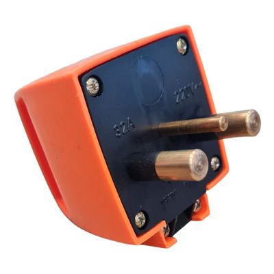 FICHA INDUSTRIAL 3X16A+TIERRA NARANJA - KALOP