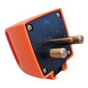 FICHA INDUSTRIAL 3X16A+TIERRA NARANJA - KALOP