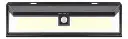 Aplique solar de Pared 10W Frío Sensor Mov. Macroled