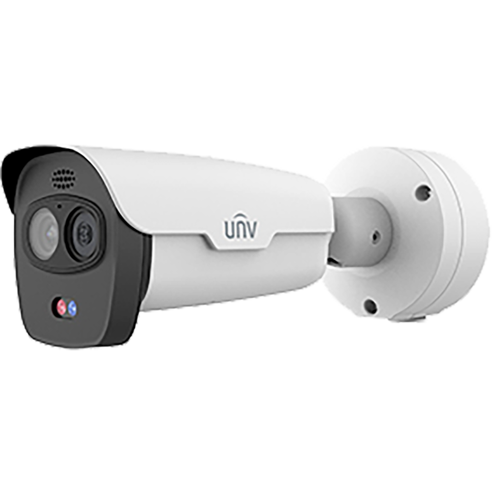 CAMARA IP PRO TIPO TERMICA BI-ESPECTRO OPTICO RESOLUCION COLOR 2688X1520@30FPS, ULTRA 265/H.265, DC12V/POE, IR 50M, RESOLUCION TERMICO 256X192@30FPS, 3,2MM