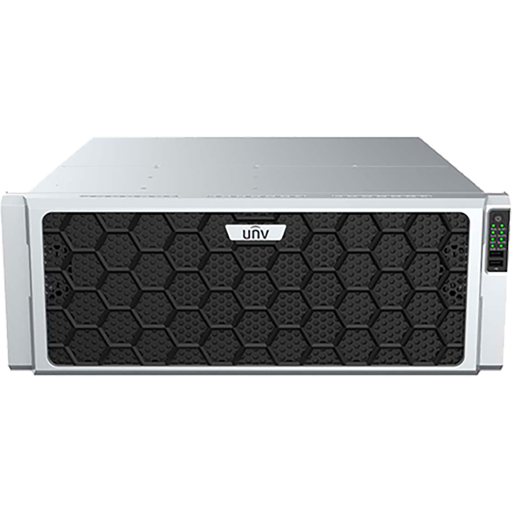 NVR PRO CANALES 128, 24 SATA HDD HASTA 16TB, CARACT. H.265 HASTA 12MPX, RAID0/1/5/6/10/50/60, HARD DISK HOT SWAP, BEHAVIOR SEARCH, PEOPLE COUNTING, TRAFFIC MONITORING, TEMP DETECTION