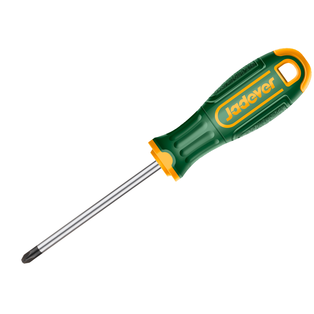 DESTORNILLADOR PHILLIPS PH2 - ACERO CR-V - PUNTA MAGNÉTICA - 6MM X 125MM - VÁSTAGO REDONDO: 6MM - MANGO SUAVE