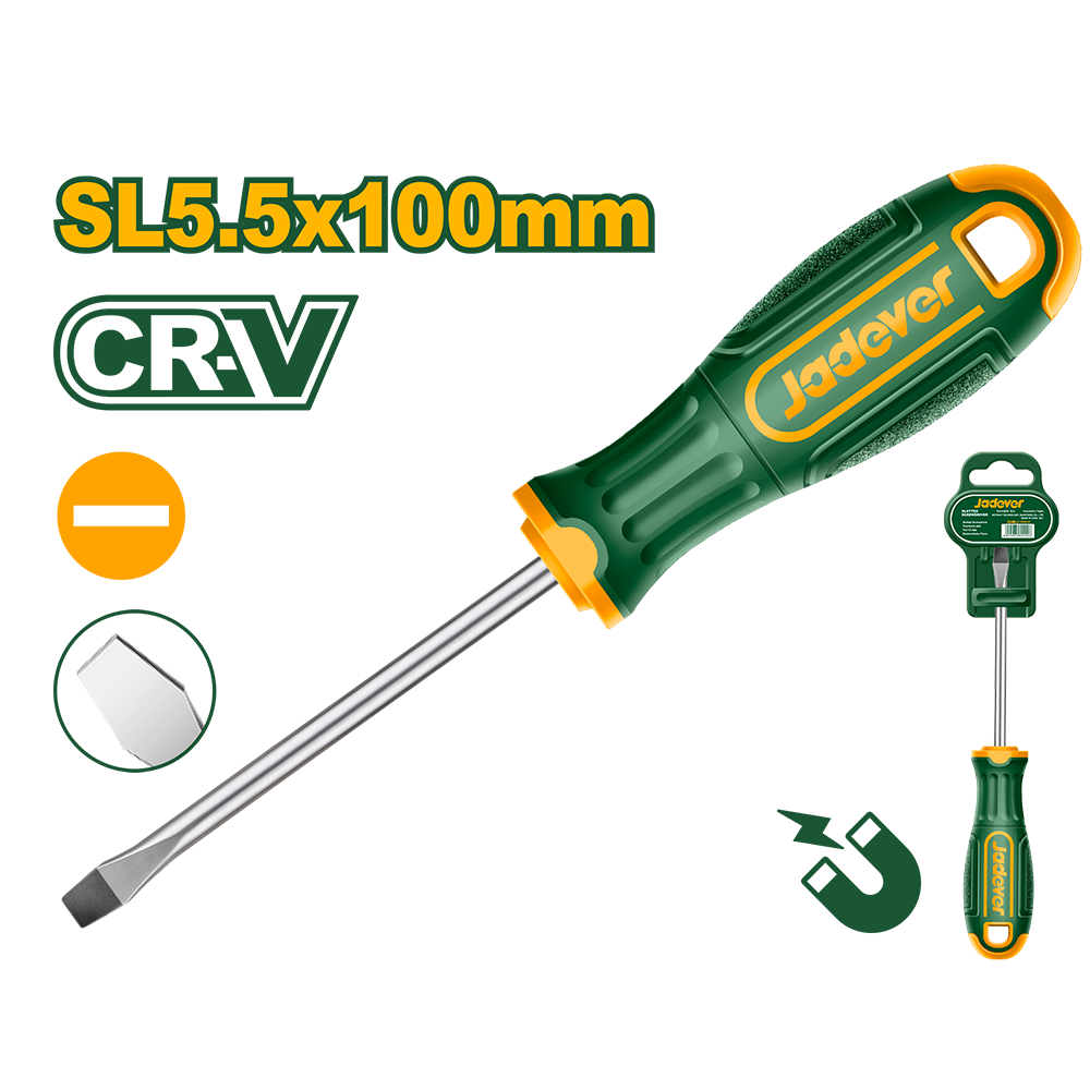 Destornillador CRV SL5.5 100mm Jadever