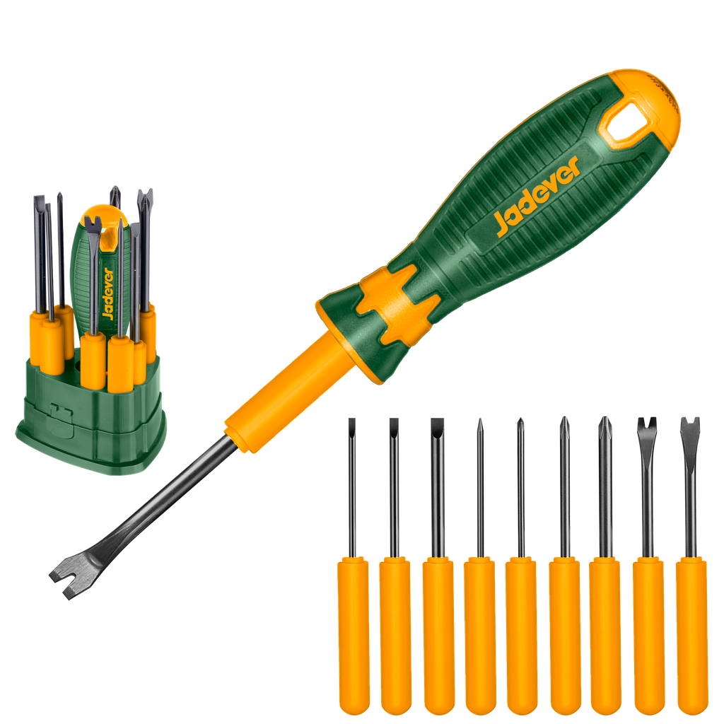 Kit 10 piezas cr-v 1 x sl3x65mm 1 x sl5x 1 x sl6x 1 x ph0x 1 x ph1x 1 x ph2x 1 x 5x65 removedor tachuelas 1 x 3x65 punzón arañazos 1 x 5x65 forma u Jadever