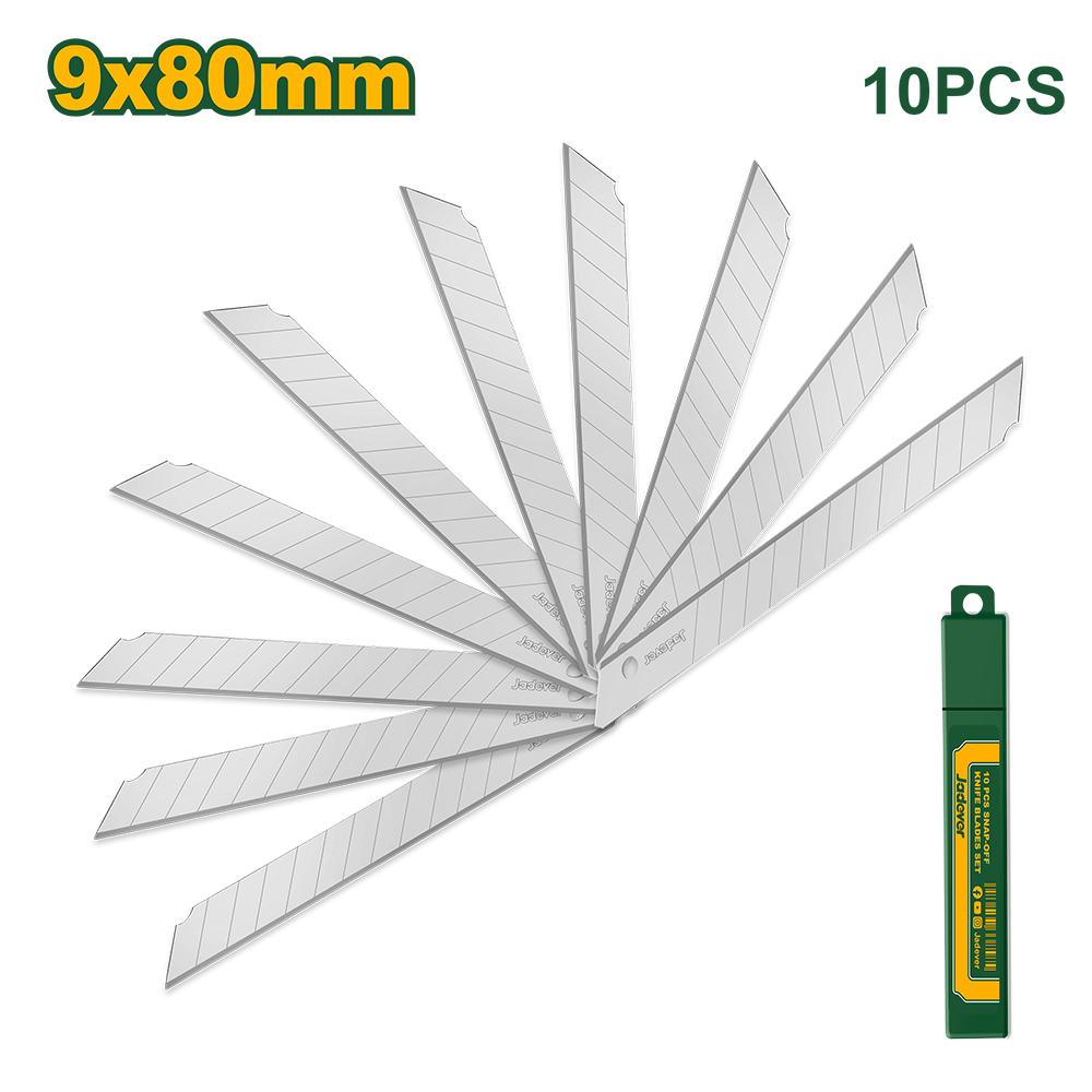 Hojas de Cutter 9x80mm x10 unidades Jadever