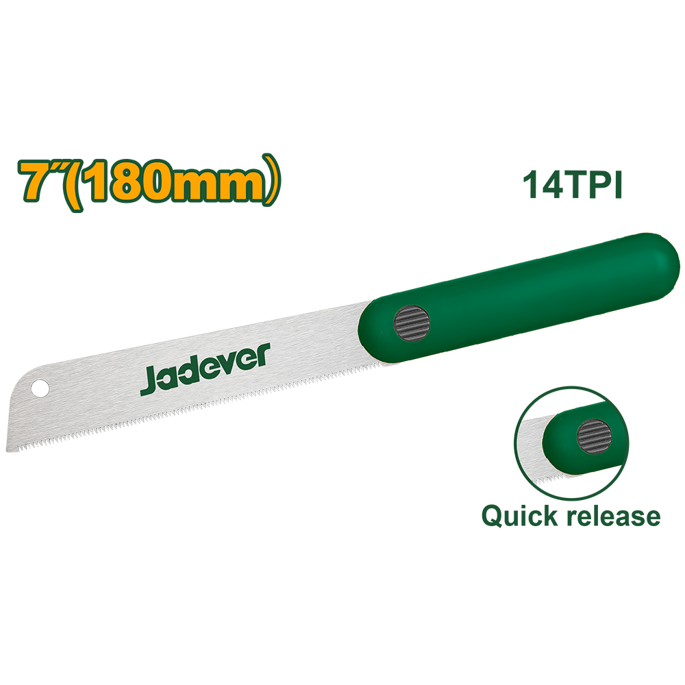 Serrucho de mano 7'' mango unicolor Jadever