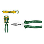 Pinza punta larga 6" mango unicolor Jadever