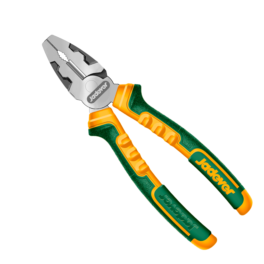 Pinza universal alta torque 8" mango bicolor Jadever