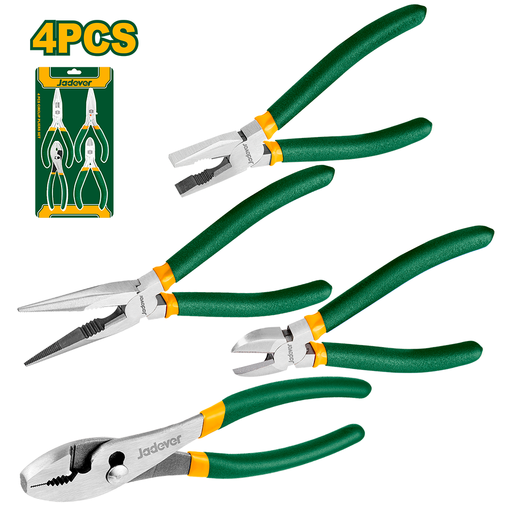 Set Pinzas Alicates x 4 unidades Jadever