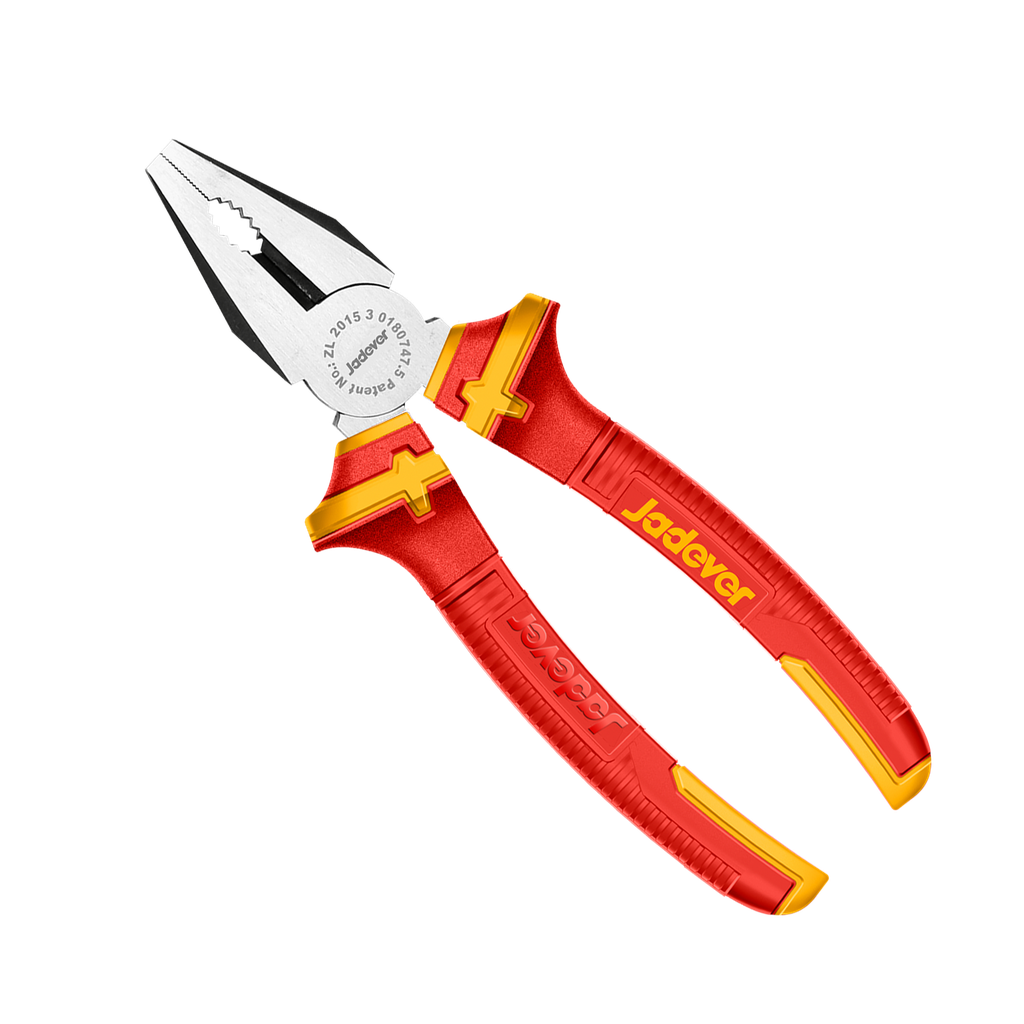 Pinza universal aislada 7\" max tensión 1000v mango aislado Jadever
