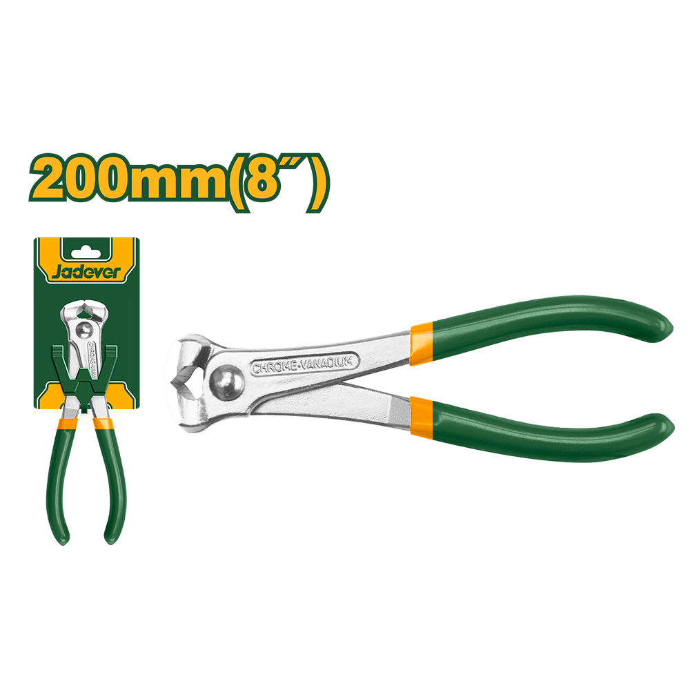 Tenaza para extremos 8" mango unicolor Jadever