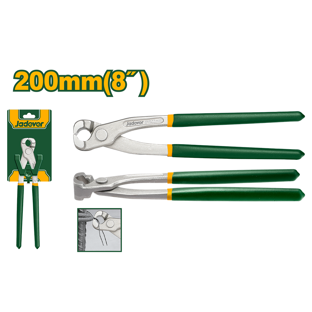 Tenaza para rebajes 8" mango unicolor Jadever