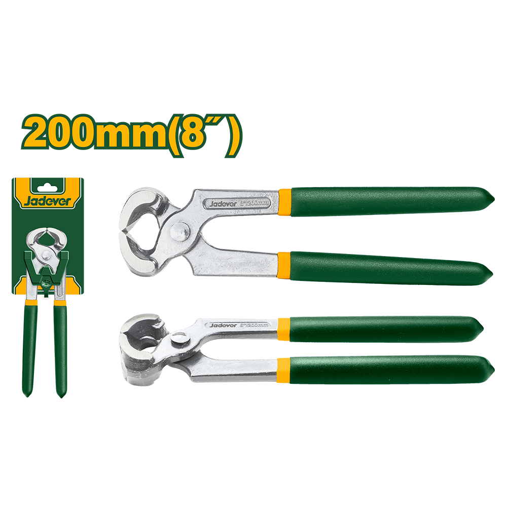 Tenaza de carpintero 8" mango unicolor Jadever