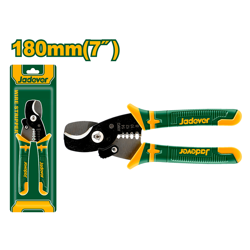 Pinza Corta Pelacable 180mm Jadever