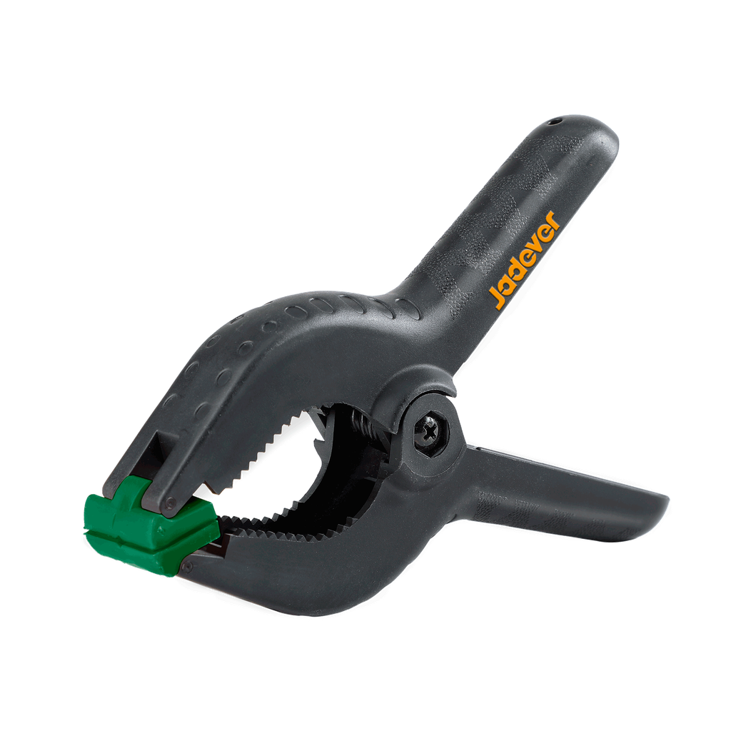 Prensa rápida 6'' cuerpo mezcla pp + fibra vidrio mandíbulas pe Jadever