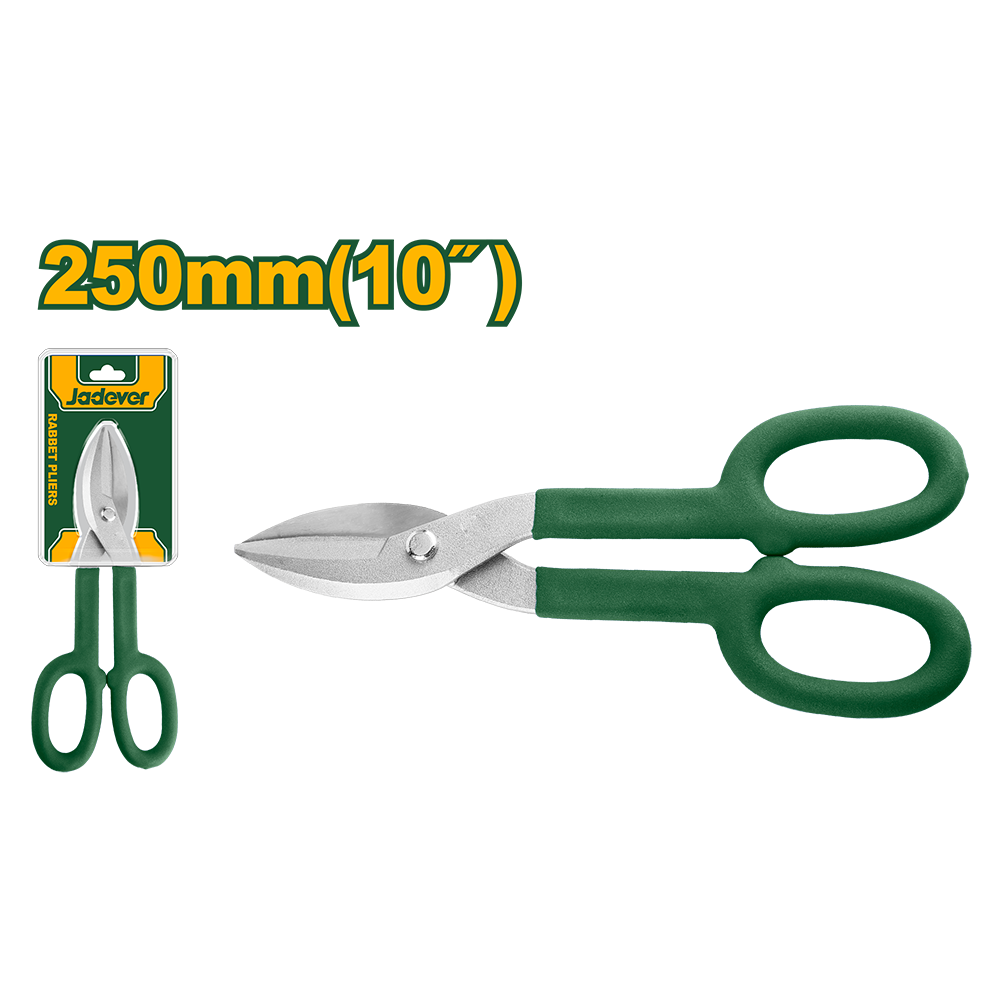 Tijera corta chapa hojalatero recta 10'' Jadever
