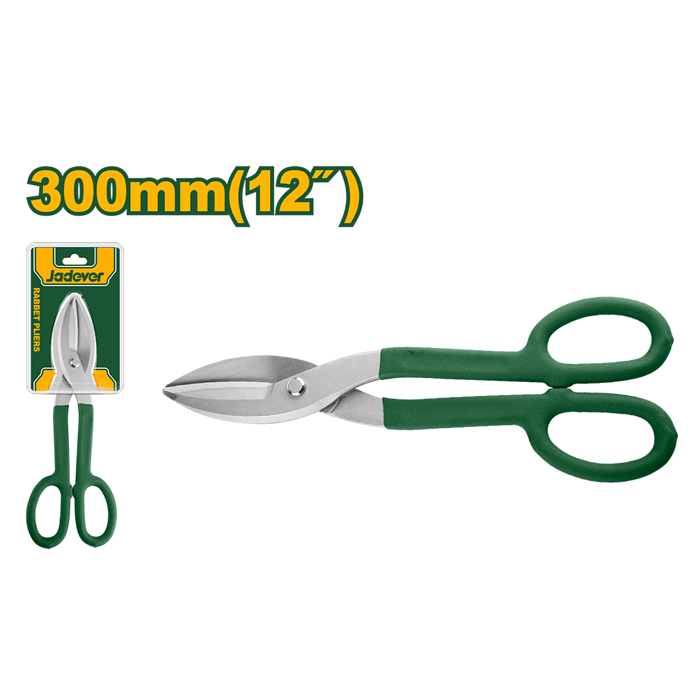 Tijera corta chapa hojalatero recta 12'' Jadever