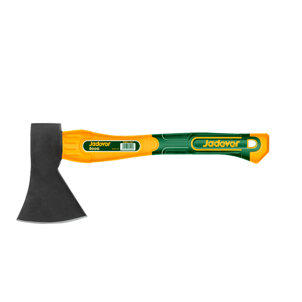 Hacha 600g cabeza hacha forjada mango fibra vidrio diseño único Jadever