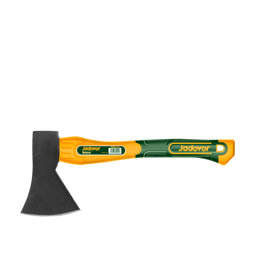 Hacha 800g cabeza hacha forjada mango fibra vidrio diseño único Jadever