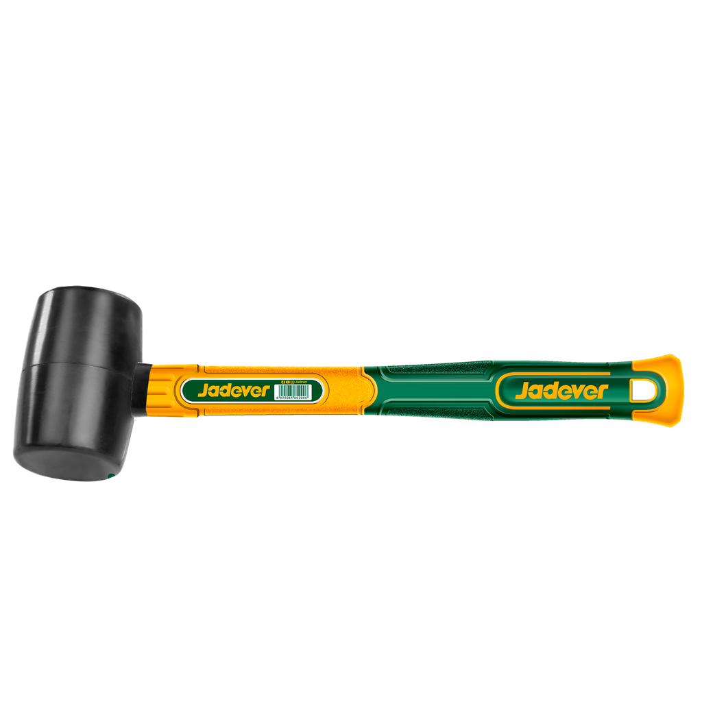 Martillo goma 450g sin chispa mango fibra vidrio diseño único Jadever