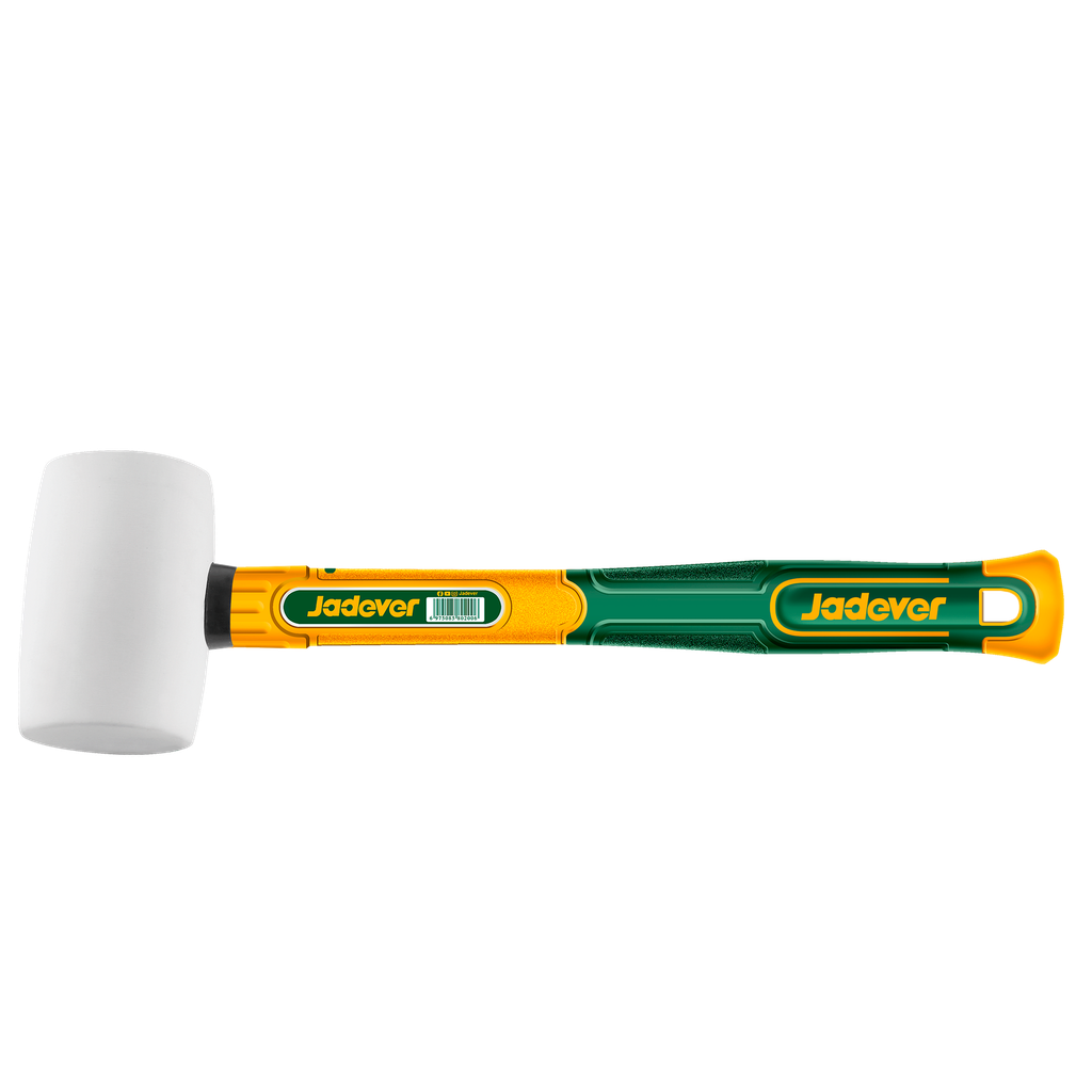 Martillo goma caucho natural 220g sin chispa mango fibra vidrio diseño único Jadever