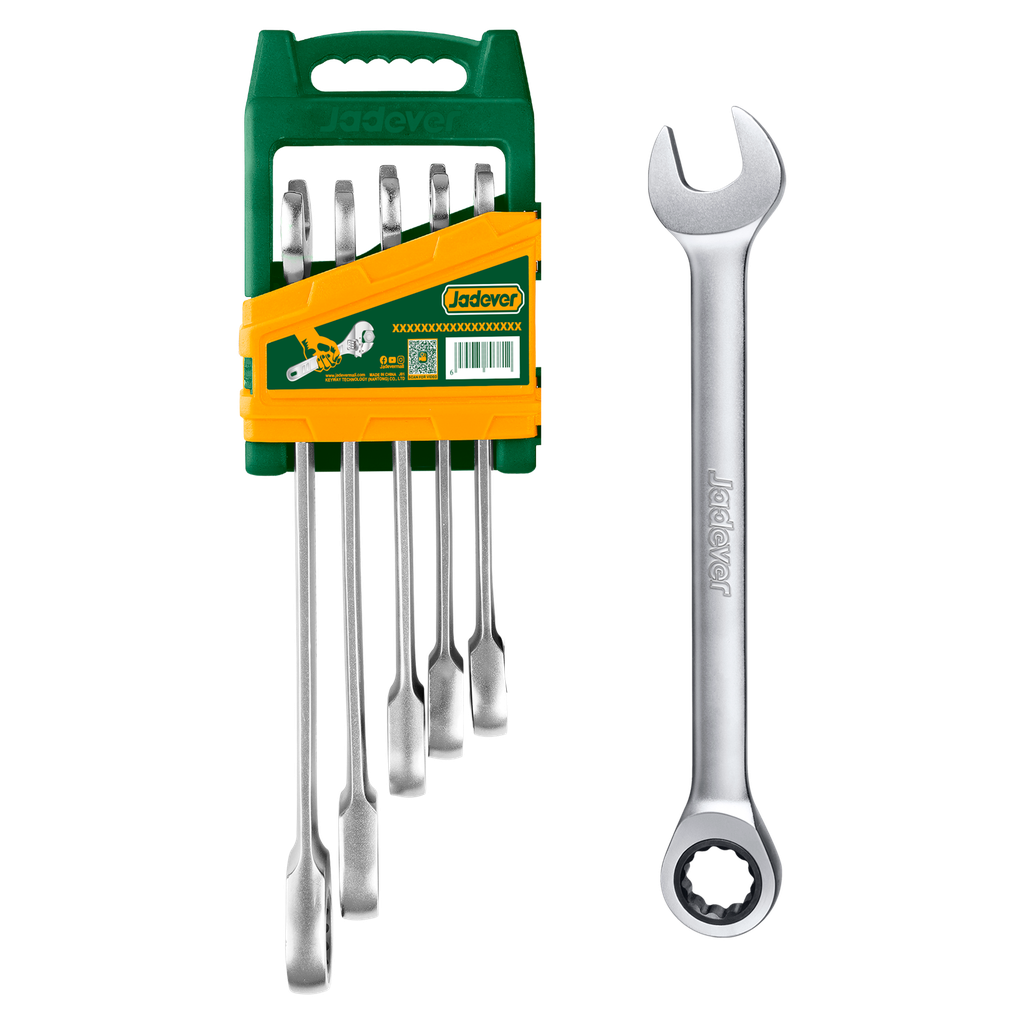 KIT DE LLAVES CRICKET COMBINADAS DE 5 PIEZAS - TAMAÑO: 8MM, 10MM, 12MM, 13MM, 14MM