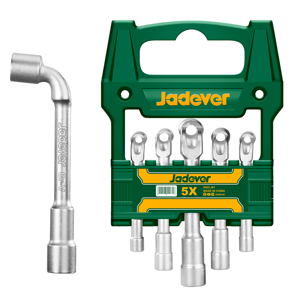 Kit llaves l tubos 1/2'' 5 unidades Jadever