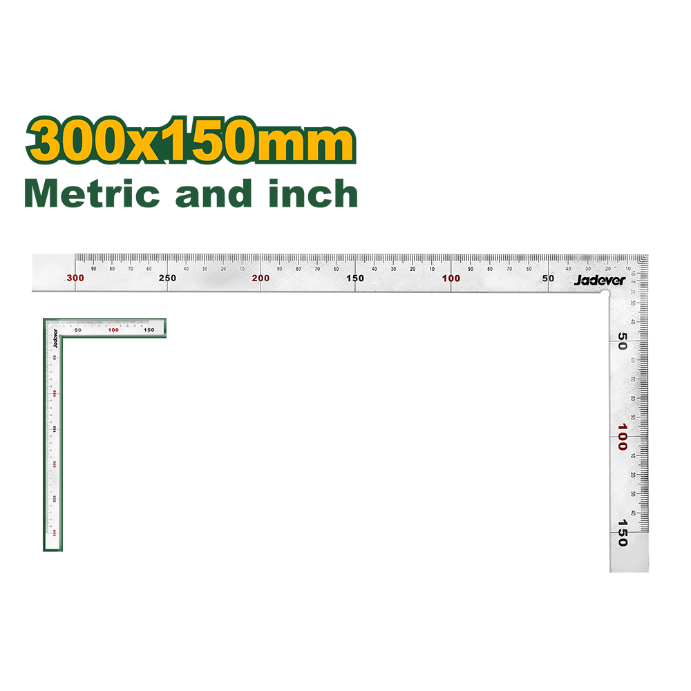 Escuadra Acero 30x15cm Jadever