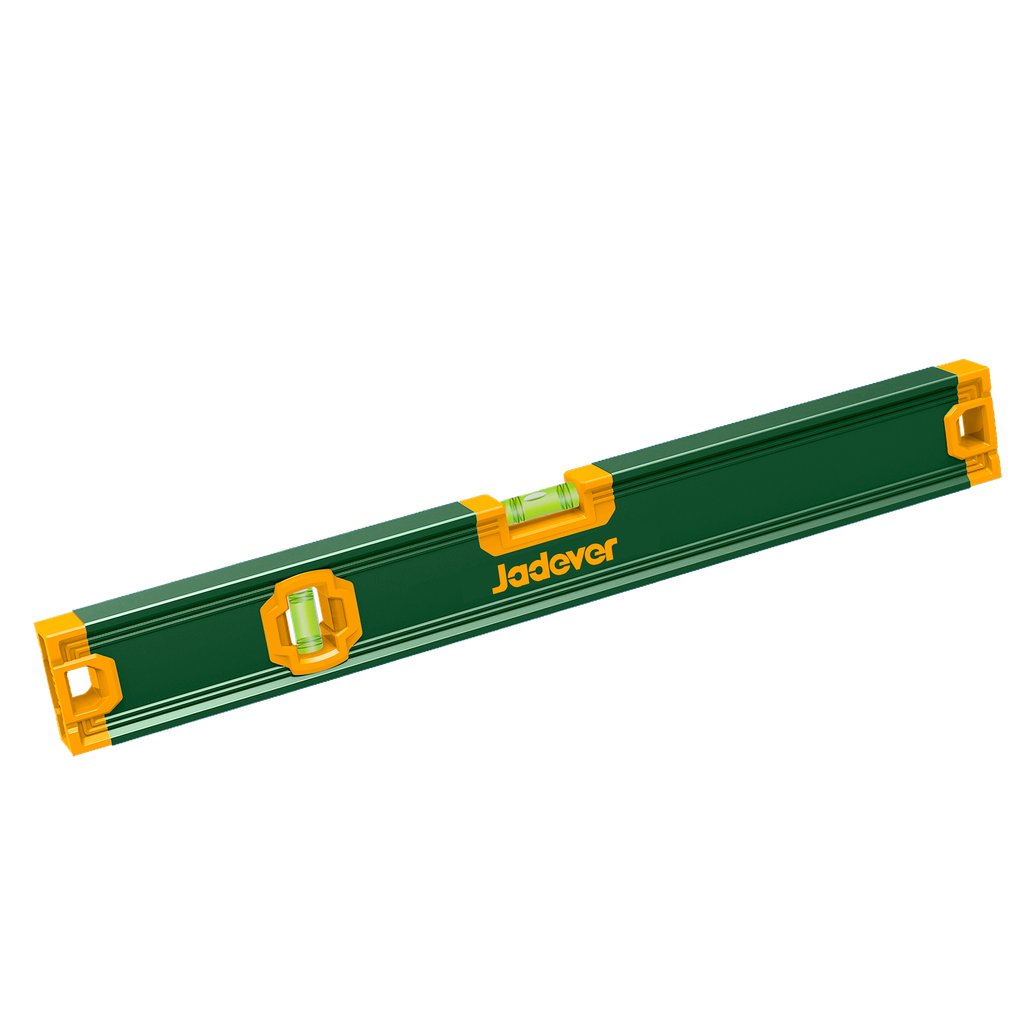 Nivel de aluminio 80cm 2 burbujas Jadever