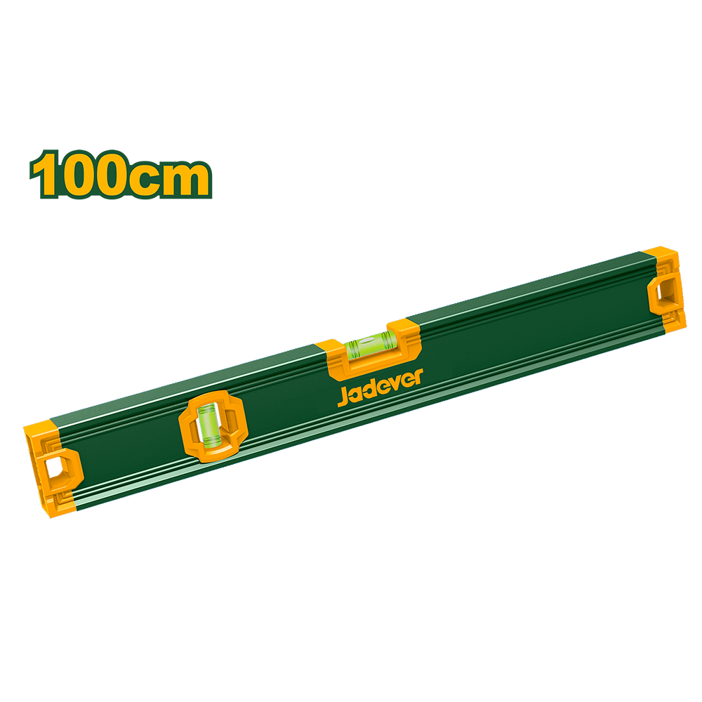 Nivel de aluminio 100cm 2 burbujas Jadever