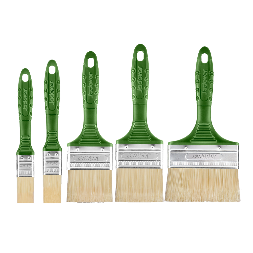 Kit pinceles 5 unidades 1'' 1.5'' 2'' 2.5'' 3'' Jadever