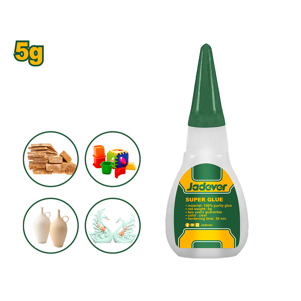Súper pegamento 5g transparente Jadever