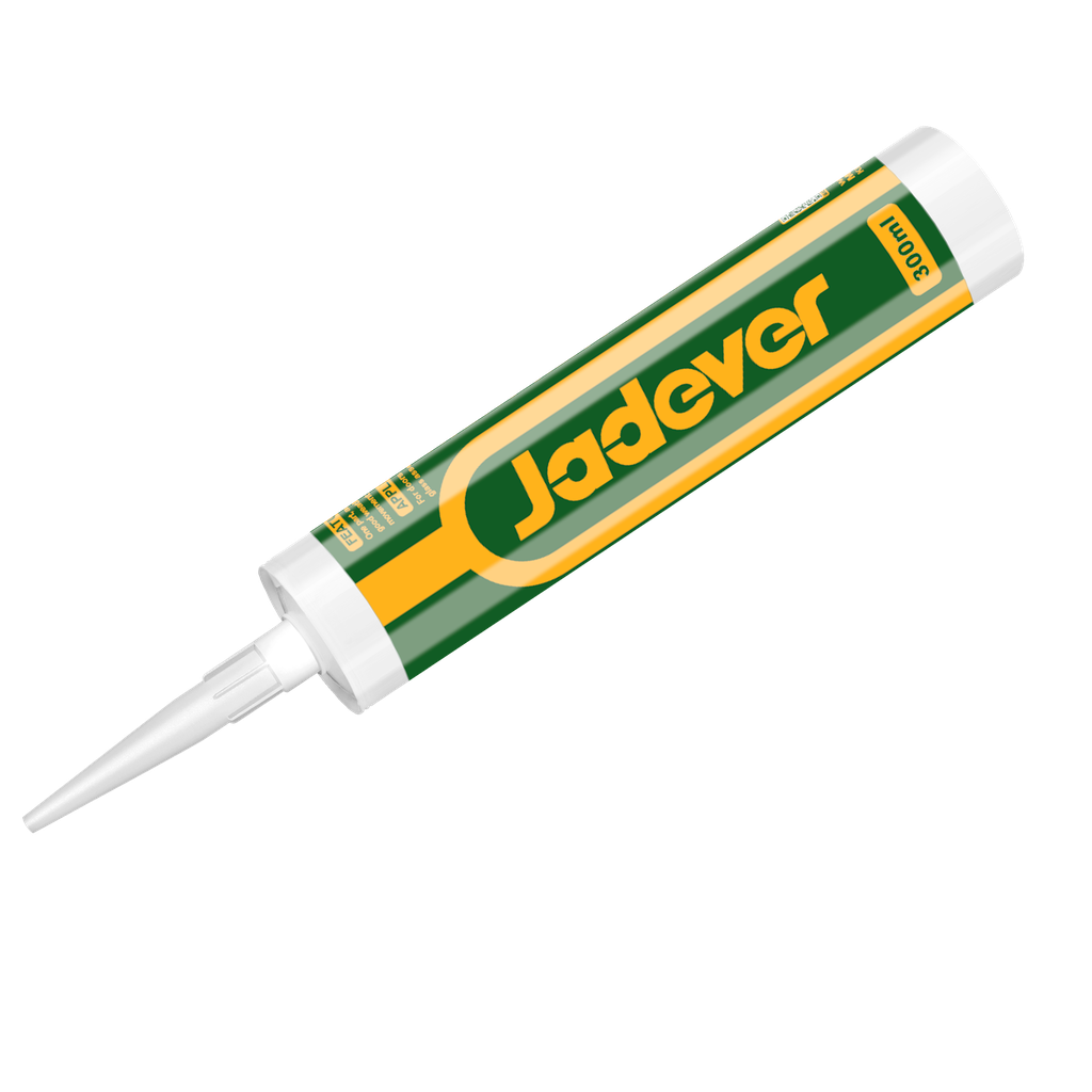 Silicona acética sellar transparente capacidad 300 ml formación piel 5-in tiempo curado 20h referencia 23? 50% h.r. Jadever
