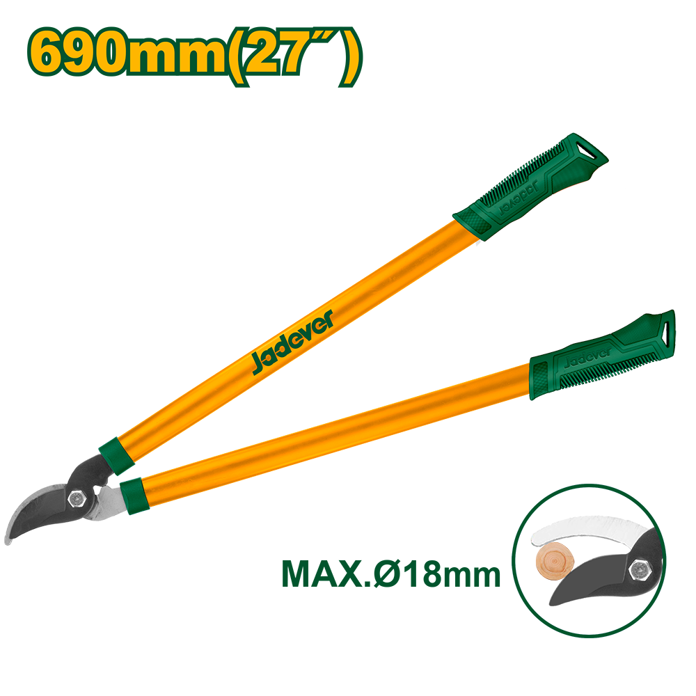 Tijera de poda punta curva 69cm Jadever