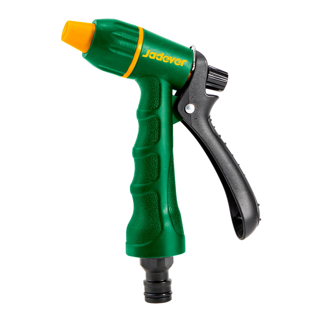 Pistola riego 3 patrones pulverización boquilla plástico ajustable palanca nailon Jadever