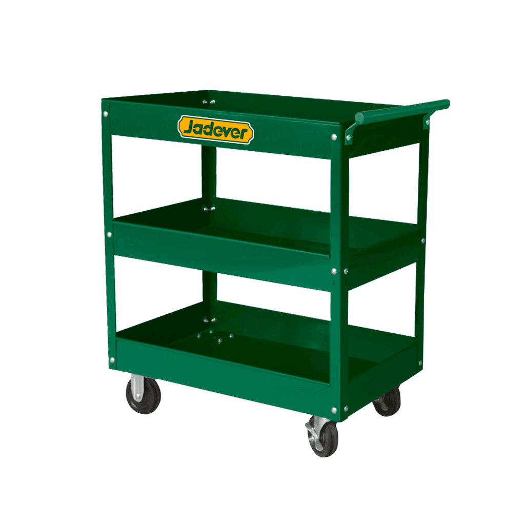 Carro ruedas 3 bandejas acero 719 x 365 x 85mm 4 ruedas Jadever
