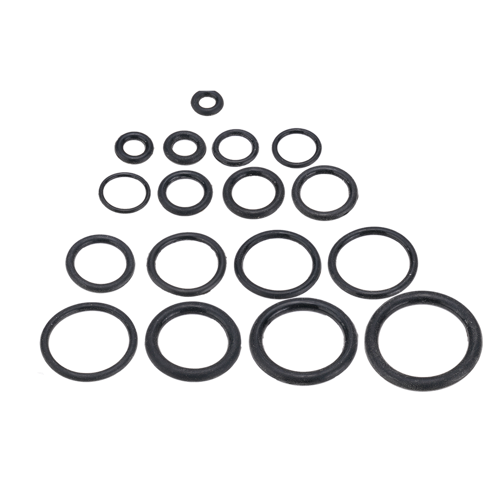 Kit o-rings / juntas tóricas 125 piezas material nbr Jadever